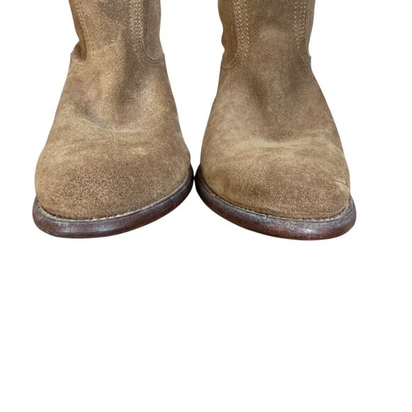 The Frye Company light brown tall suede boots women's size 6.5M - Picture 7 of 13